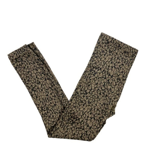 SPANX Leggings Womens Sz Small Tan Black Leopard Look At Me Now Seamless Pull On - Picture 2 of 8